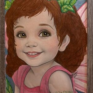 Original one of a kind signed & framed art.